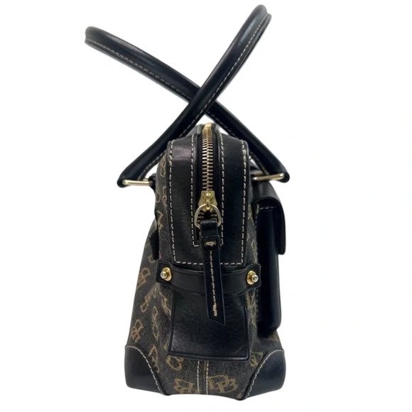 Dooney & Bourke Vintage Shadow Mono Canvas Anniversary Signature Satchel - Picture 10 of 15